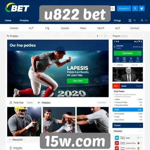 Apostas esportivas no site u822 bet são populares